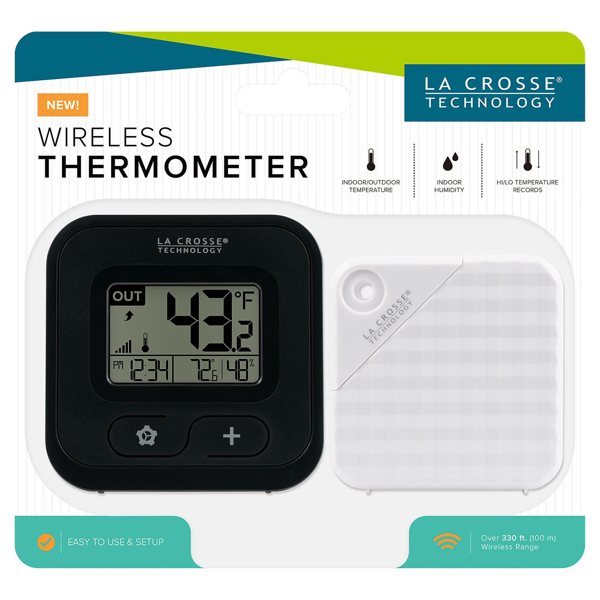 LaCrosse Technology, Wireless Thermometer, Model# 308-147
